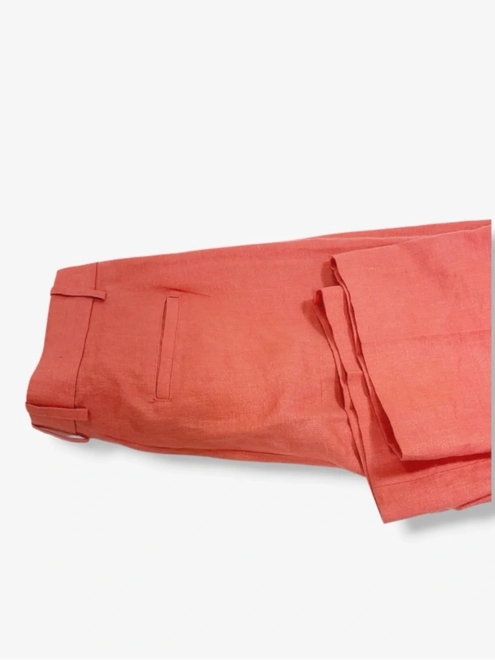 Banana Republic LINA STRAIGHT LINEN PANTS -Coral